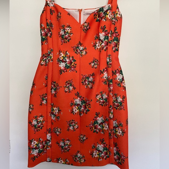 Emilia Wickstead Orange floral mini dress - Picture 6 of 6